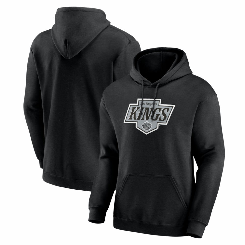 NHL Los Angeles Kings Logo Athletic Essential Hoodie - Black