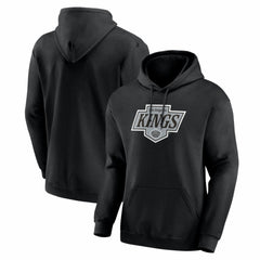 NHL Los Angeles Kings Logo Athletic Essential Hoodie - Black