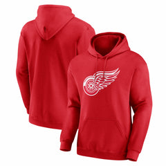 NHL Detroit Red Wings Logo Athletic Essential Hoodie - Red