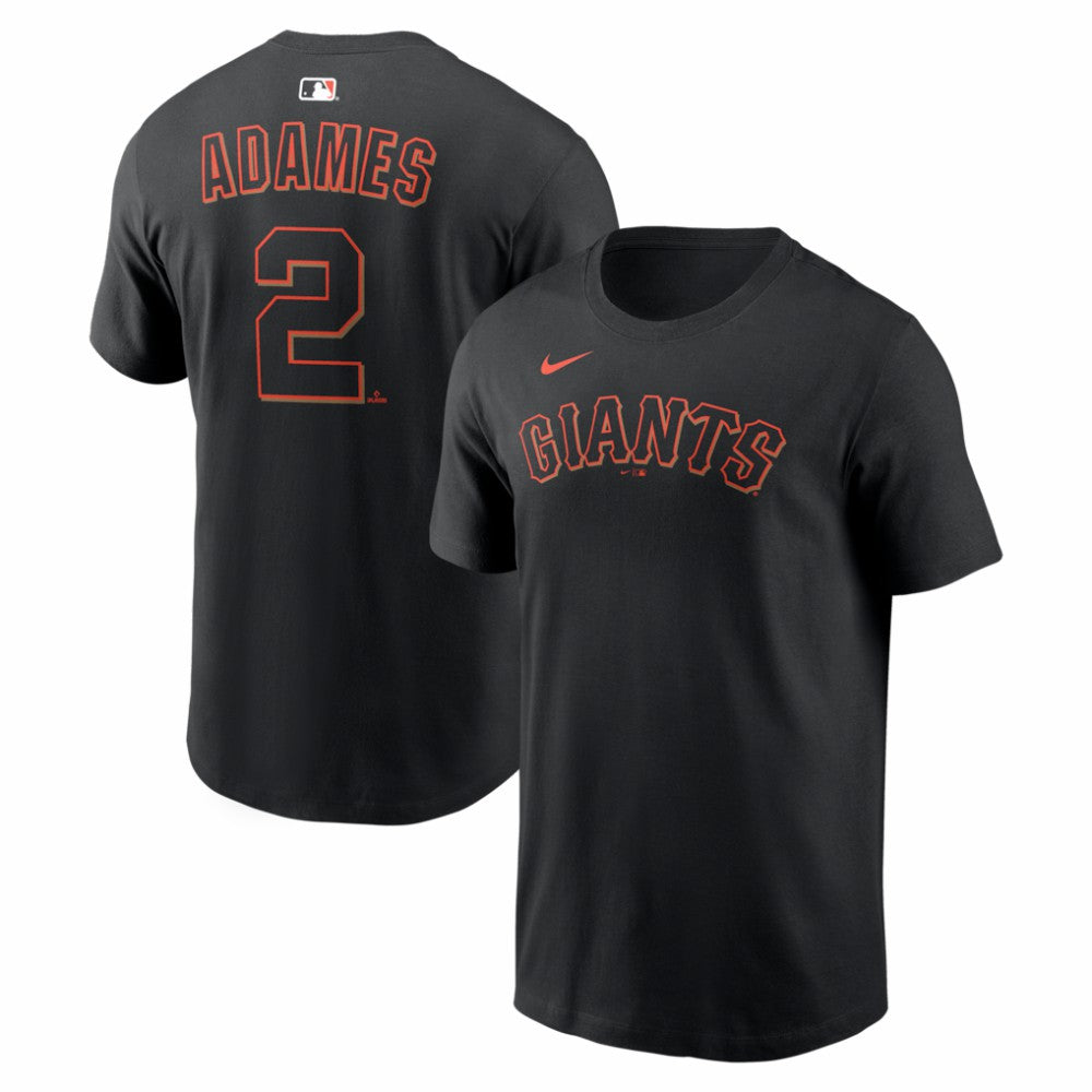 Willy Adames San Francisco Giants Nike Home Name & Number T-Shirt - Black T-shirts