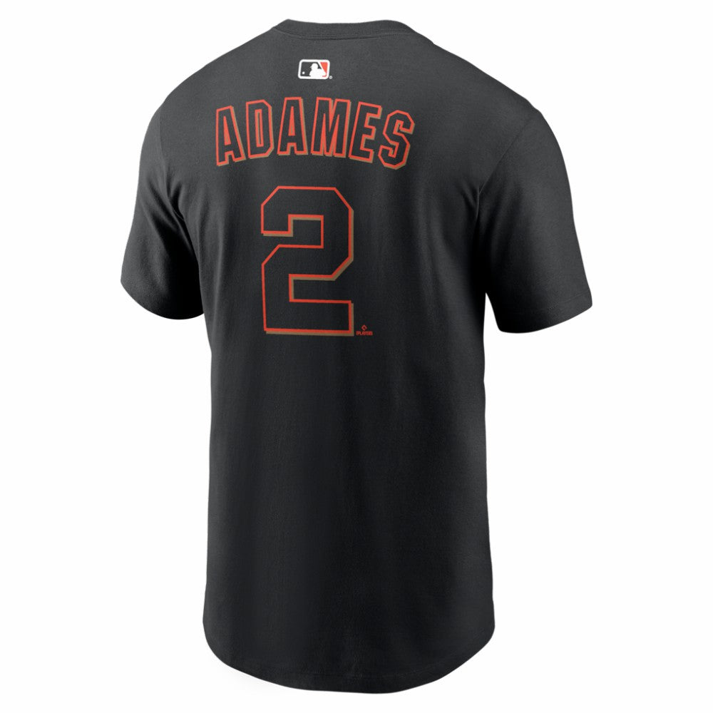 Willy Adames San Francisco Giants Nike Home Name & Number T-Shirt - Black T-shirts