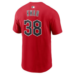 Steven Kwan Cleveland Guardians Nike Name & Number T-Shirt - Red T-shirts