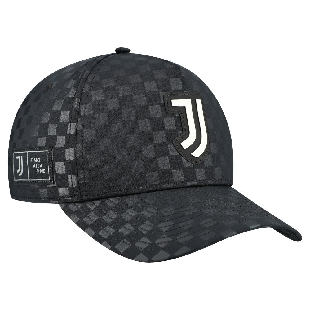 Juventus Checkmate A-Frame Adjustable Hat Black