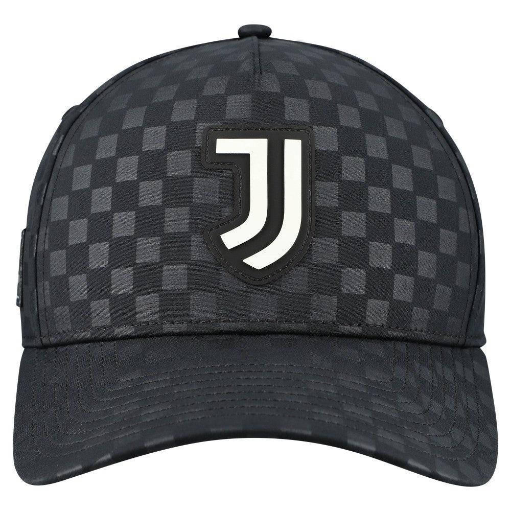 Juventus Checkmate A-Frame Adjustable Hat Black