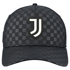 Juventus Checkmate A-Frame Adjustable Hat Black