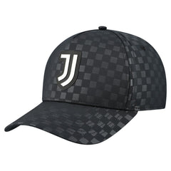 Juventus Checkmate A-Frame Adjustable Hat Black
