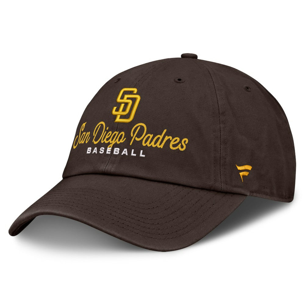 San Diego Padres Fanatics Women's Velocity Adjustable Hat - Brown Hats