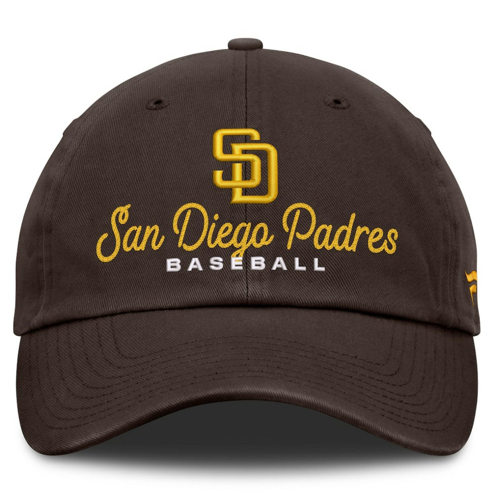 San Diego Padres Fanatics Women's Velocity Adjustable Hat - Brown Hats