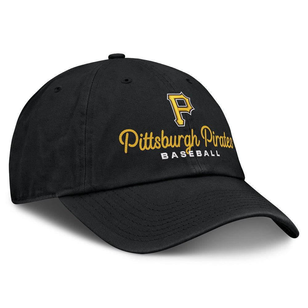 Pittsburgh Pirates Fanatics Women's Velocity Adjustable Hat - Black Hats