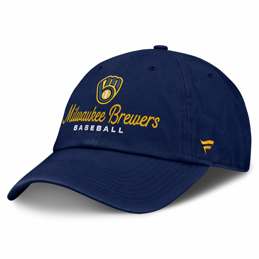 Milwaukee Brewers Fanatics Women's Velocity Adjustable Hat - Navy Hats