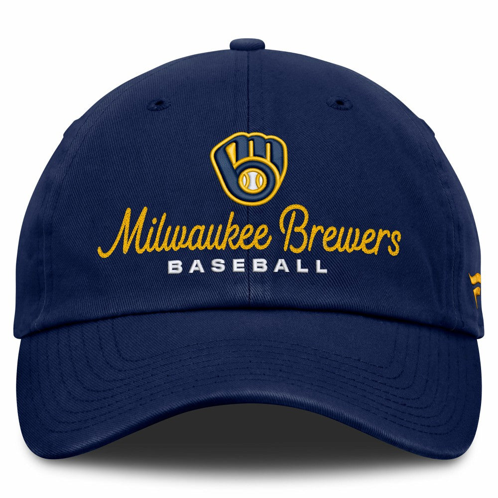 Milwaukee Brewers Fanatics Women's Velocity Adjustable Hat - Navy Hats