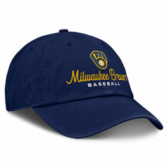 Milwaukee Brewers Fanatics Women's Velocity Adjustable Hat - Navy Hats