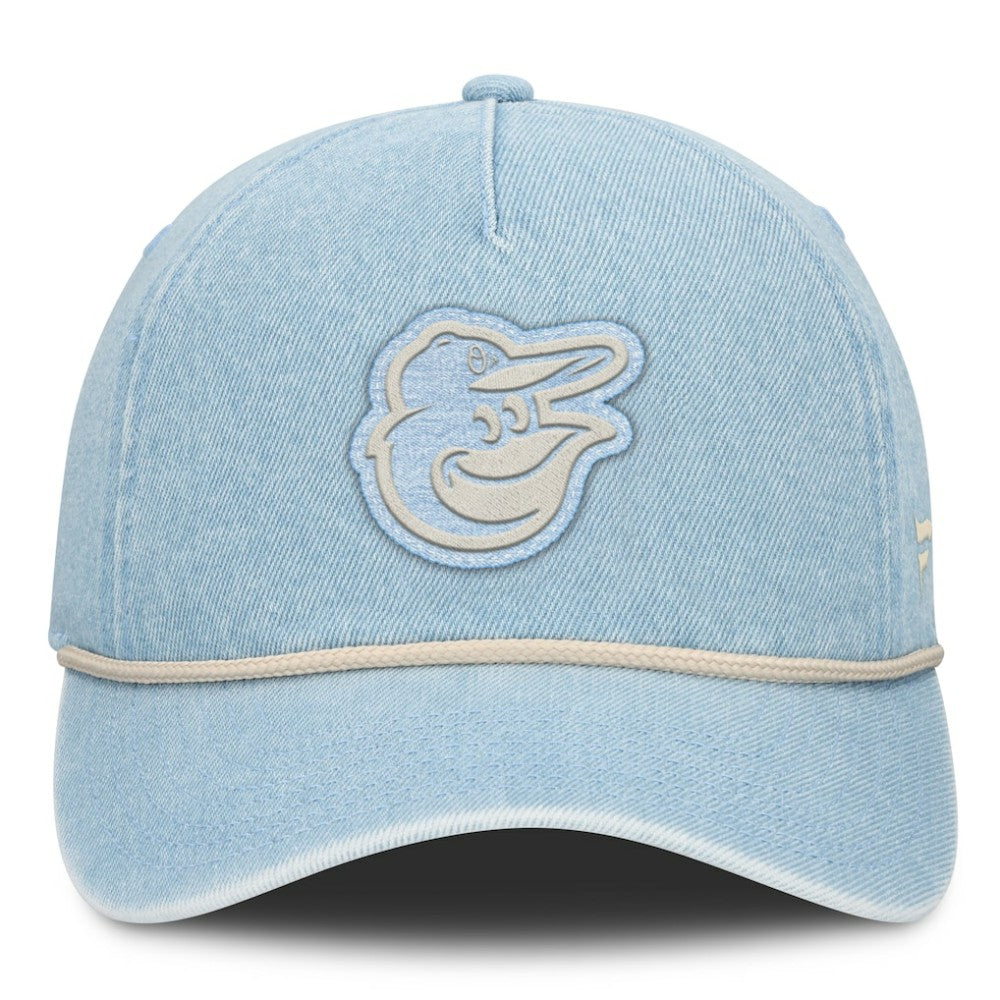 Baltimore Orioles Fanatics Women's Roped Adjustable Hat - Denim Hats
