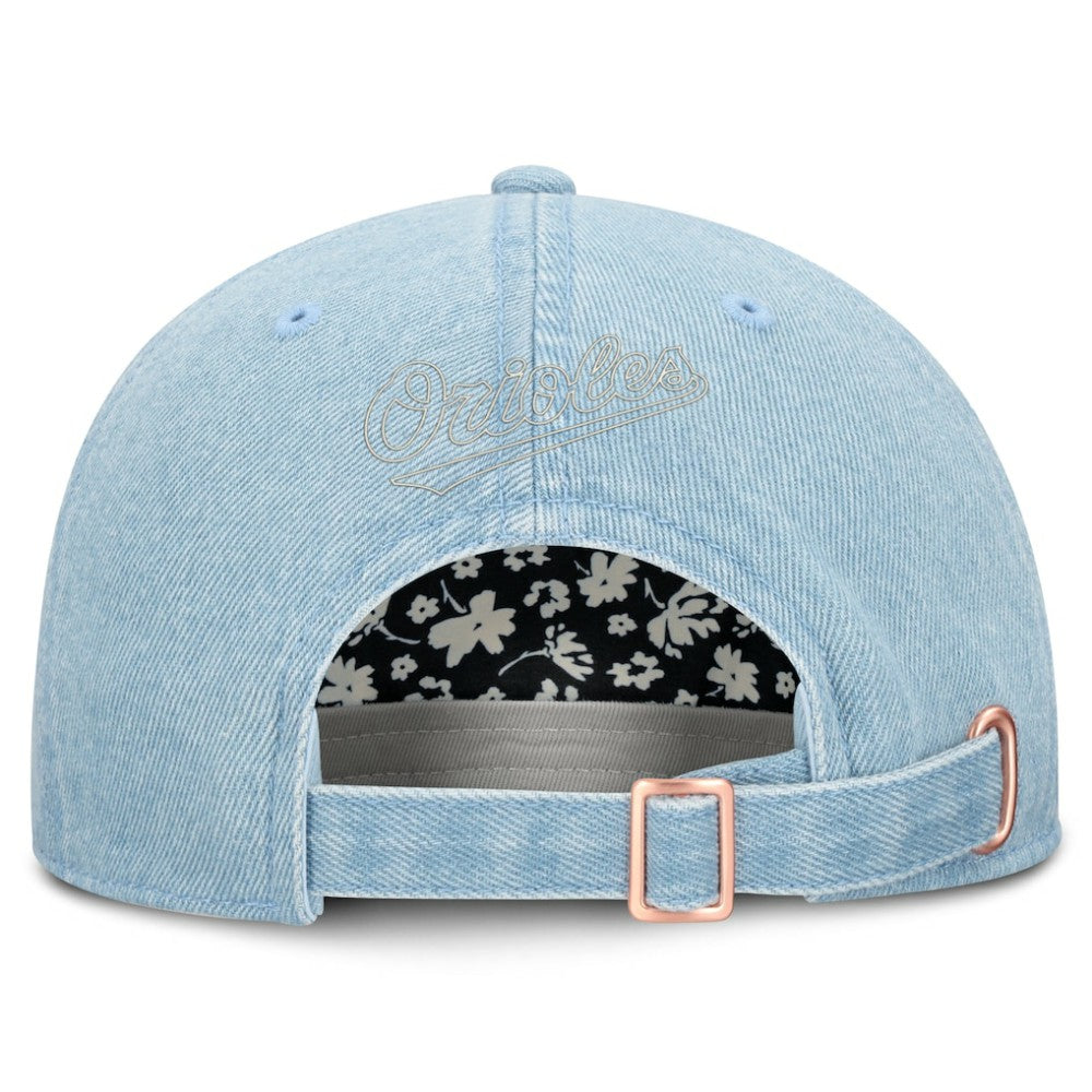Baltimore Orioles Fanatics Women's Roped Adjustable Hat - Denim Hats