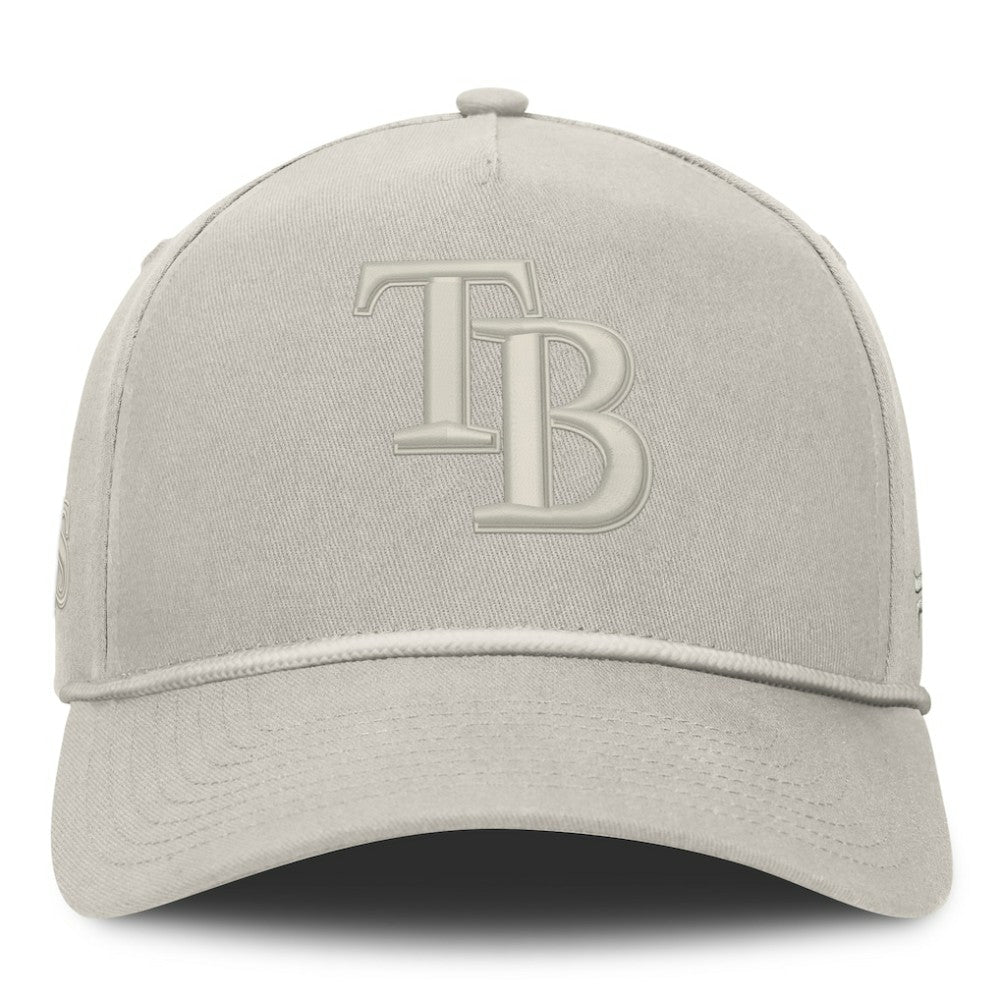 Tampa Bay Rays Fanatics Undertone A-Frame Adjustable Hat - Stone Hats