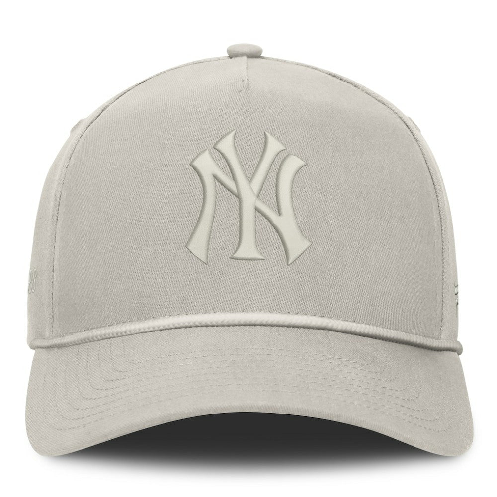 New York Yankees Fanatics Undertone A-Frame Adjustable Hat - Stone Hats