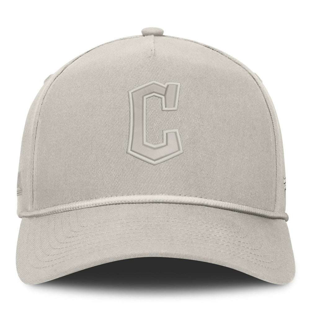 Cleveland Guardians Fanatics Undertone A-Frame Adjustable Hat - Stone Hats