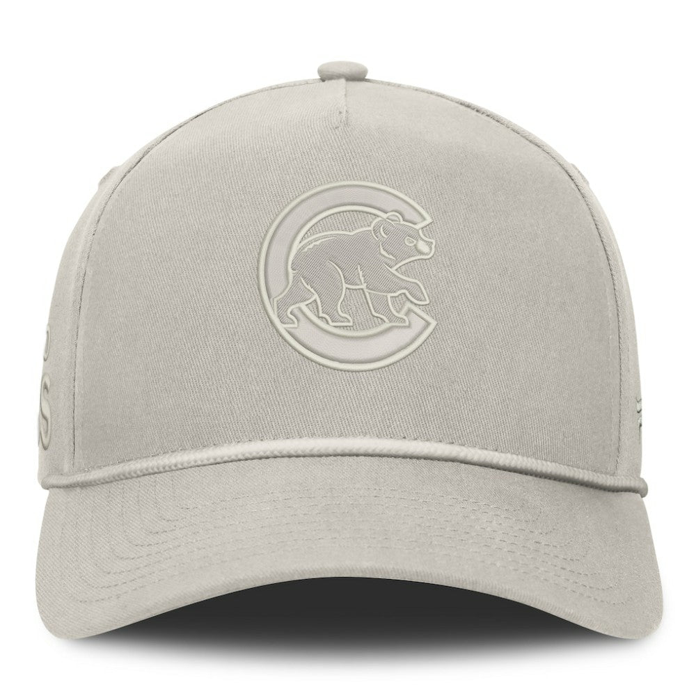 Chicago Cubs Fanatics Undertone A-Frame Adjustable Hat - Stone Hats