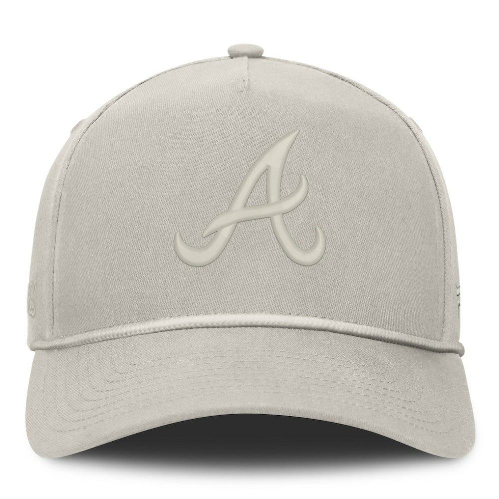 Atlanta Braves Fanatics Undertone A-Frame Adjustable Hat - Stone Hats