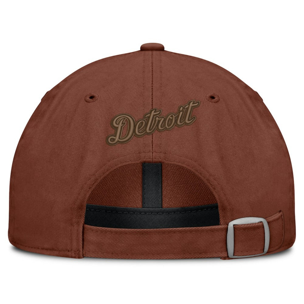 Detroit Tigers Fanatics Tinge Adjustable Hat - Brown Hats