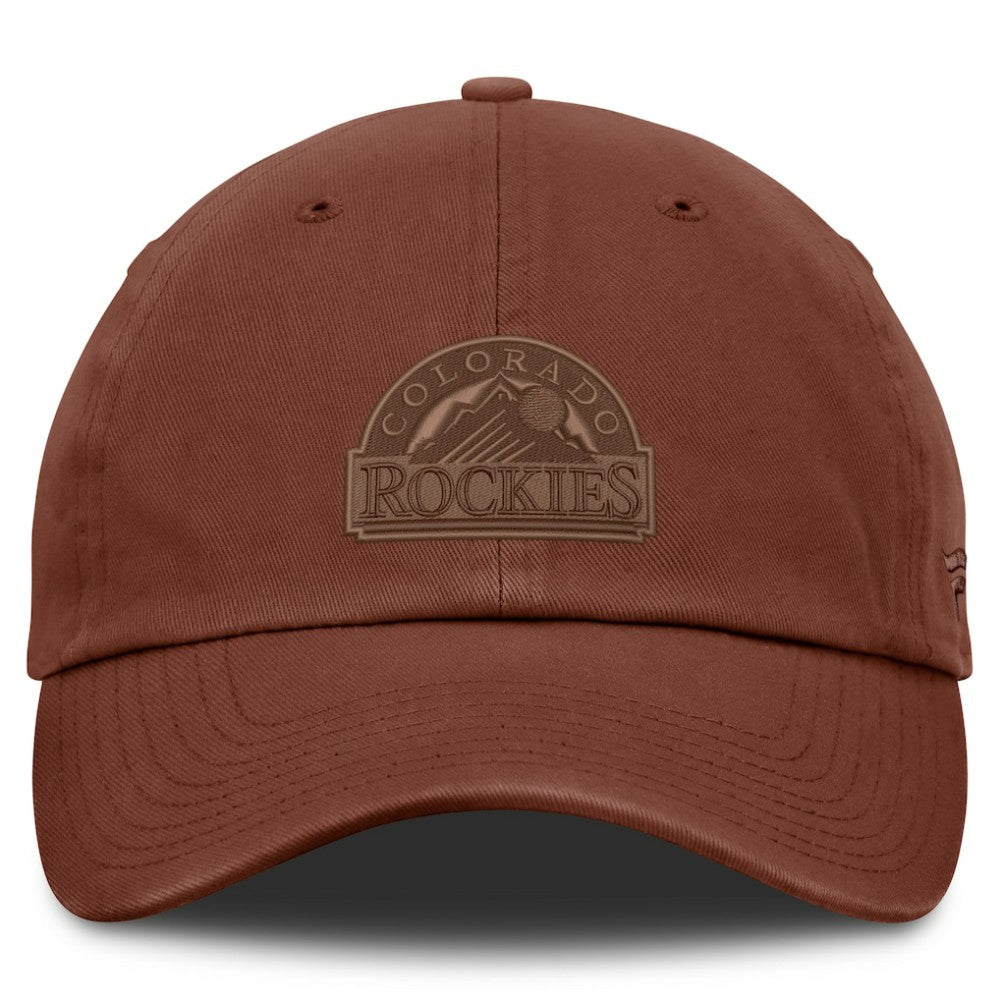 Colorado Rockies Fanatics Tinge Adjustable Hat - Brown Hats
