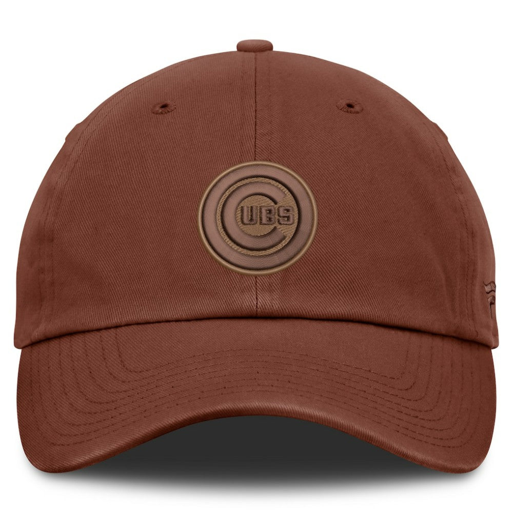 Chicago Cubs Fanatics Tinge Adjustable Hat - Brown Hats