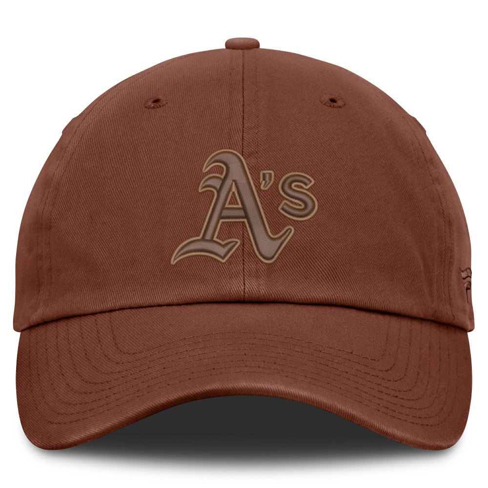 Athletics Fanatics Tinge Adjustable Hat - Brown Hats