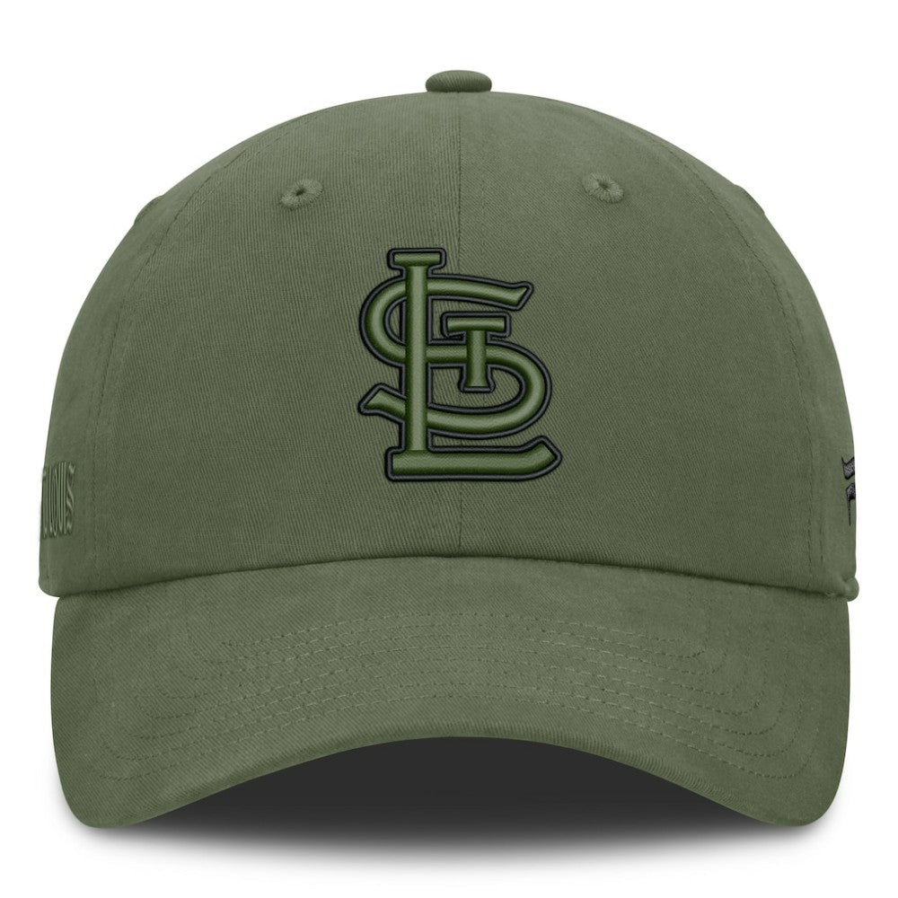 St. Louis Cardinals Fanatics Pine Rider Adjustable Hat - Olive Hats