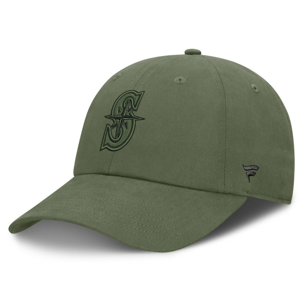 Seattle Mariners Fanatics Pine Rider Adjustable Hat - Olive Hats