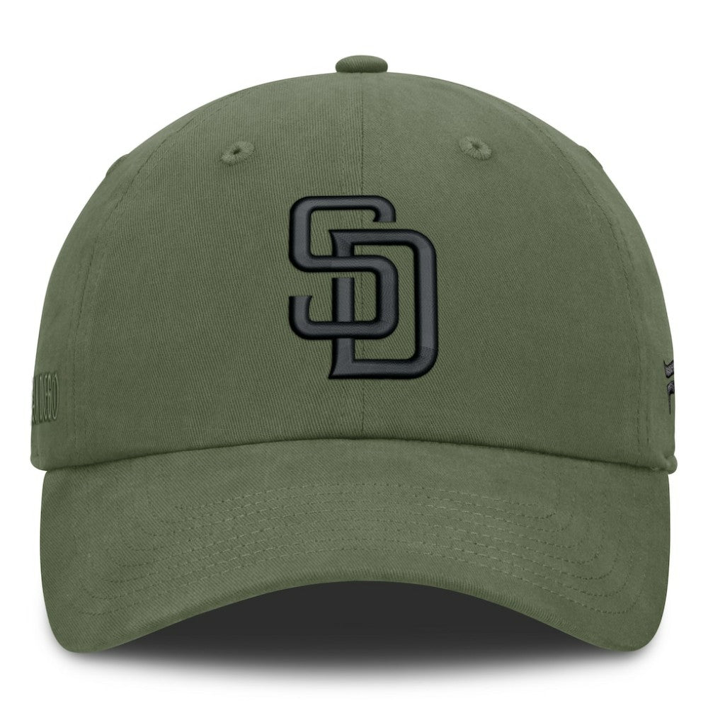 San Diego Padres Fanatics Pine Rider Adjustable Hat - Olive Hats