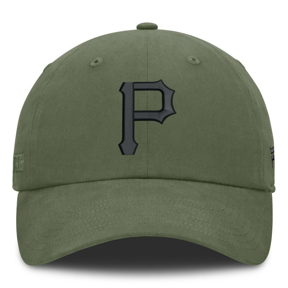 Pittsburgh Pirates Fanatics Pine Rider Adjustable Hat - Olive Hats