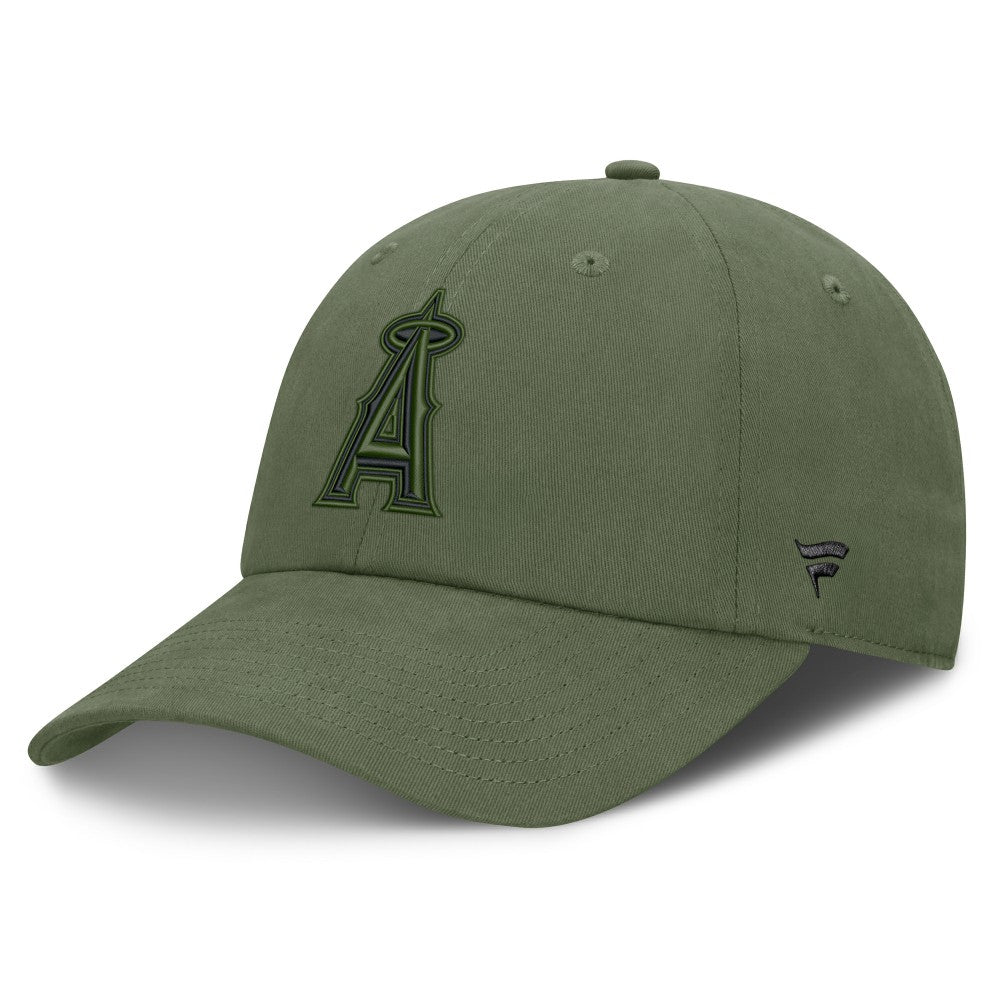 Los Angeles Angels Fanatics Pine Rider Adjustable Hat - Olive Hats