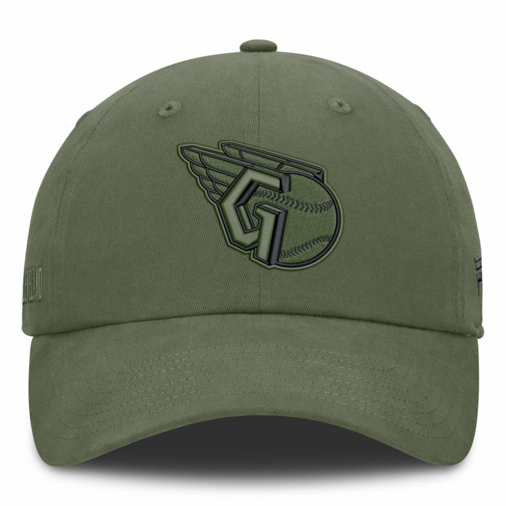 Cleveland Guardians Fanatics Pine Rider Adjustable Hat - Olive Hats