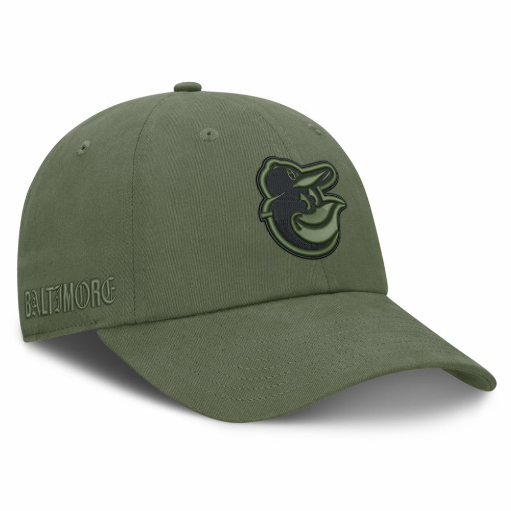 Baltimore Orioles Fanatics Pine Rider Adjustable Hat - Olive Hats
