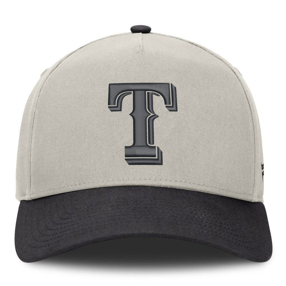 Texas Rangers Fanatics Wonder A-Frame Adjustable Hat - Stone/Graphite Hats