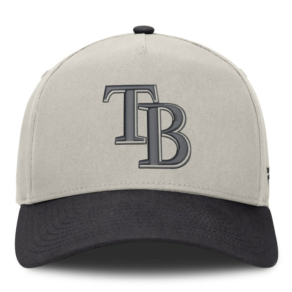 Tampa Bay Rays Fanatics Wonder A-Frame Adjustable Hat - Stone/Graphite Hats