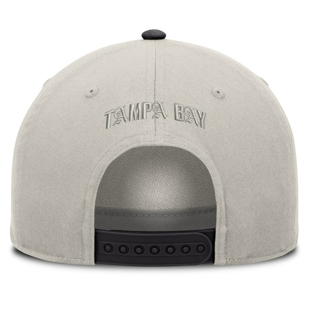 Tampa Bay Rays Fanatics Wonder A-Frame Adjustable Hat - Stone/Graphite Hats