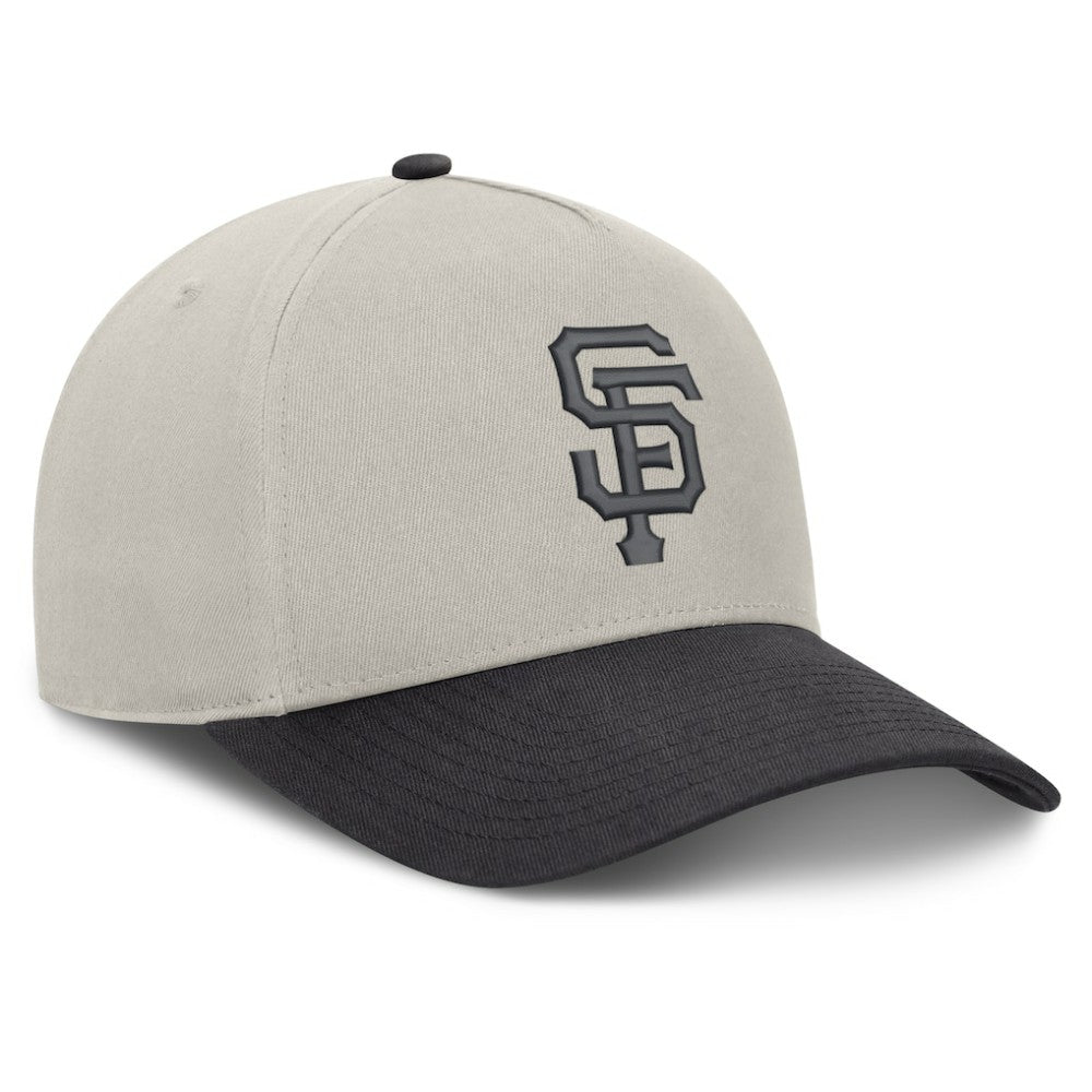San Francisco Giants Fanatics Wonder A-Frame Adjustable Hat - Stone/Graphite Hats