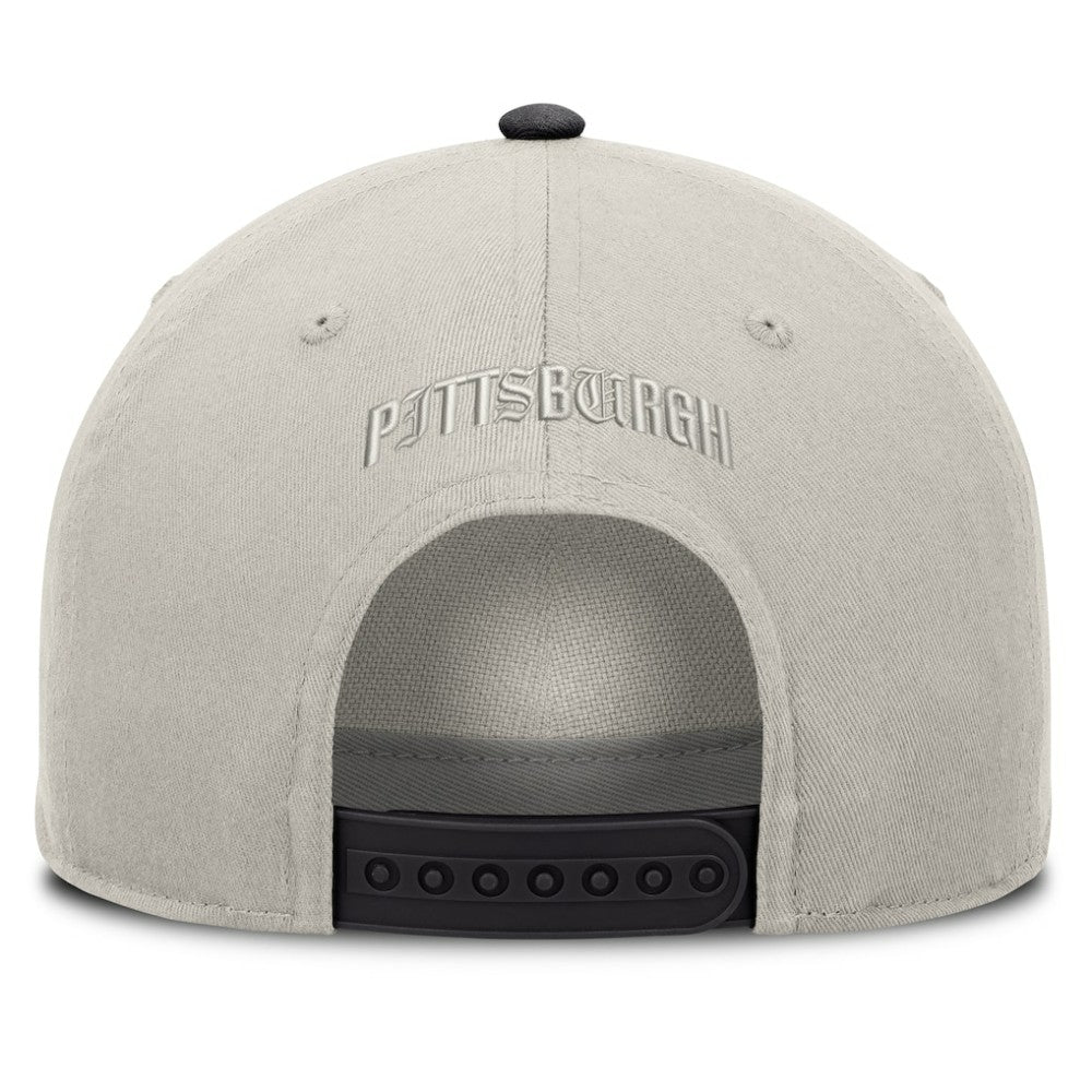 Pittsburgh Pirates Fanatics Wonder A-Frame Adjustable Hat - Stone/Graphite Hats