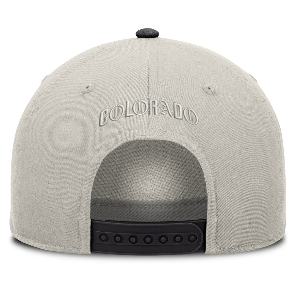 Colorado Rockies Fanatics Wonder A-Frame Adjustable Hat - Stone/Graphite Hats