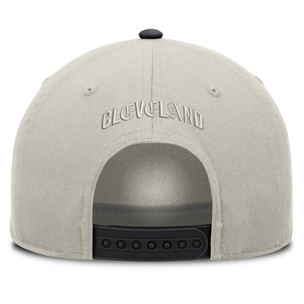 Cleveland Guardians Fanatics Wonder A-Frame Adjustable Hat - Stone/Graphite Hats