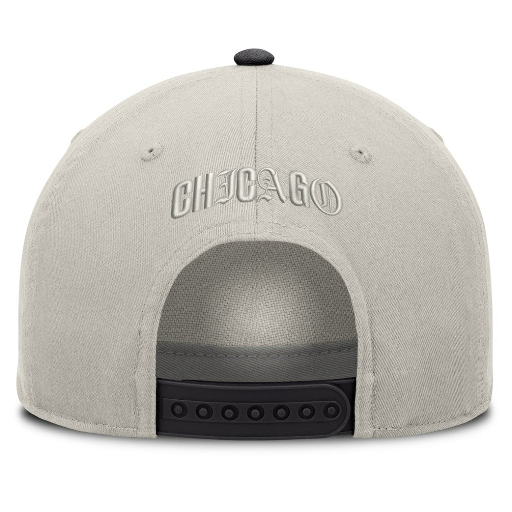 Chicago Cubs Fanatics Wonder A-Frame Adjustable Hat - Stone/Graphite Hats