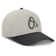 Baltimore Orioles Fanatics Wonder A-Frame Adjustable Hat - Stone/Graphite Hats
