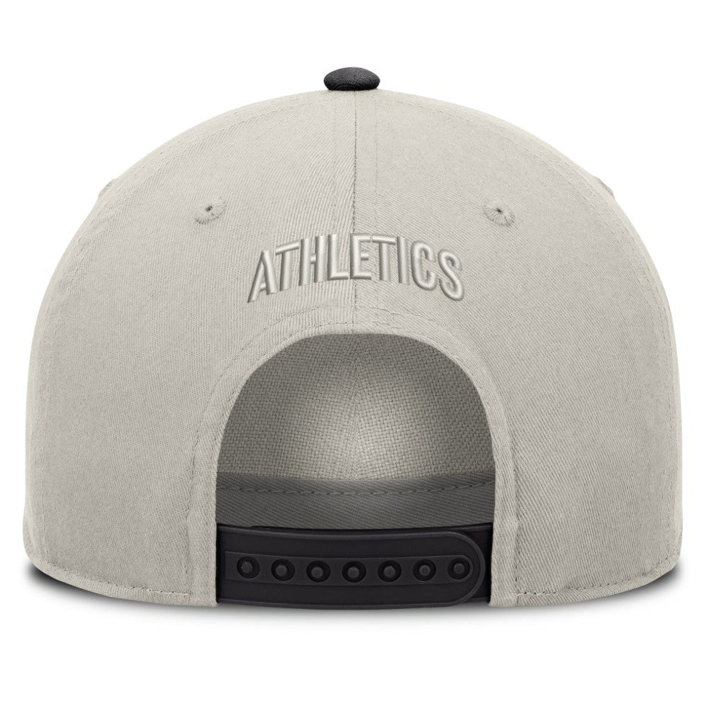 Athletics Fanatics Wonder A-Frame Adjustable Hat - Stone/Graphite Hats