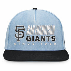 San Francisco Giants Fanatics Twinbill Snapback Hat - Denim Hats