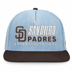 San Diego Padres Fanatics Twinbill Snapback Hat - Denim Hats