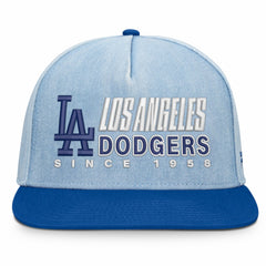 Los Angeles Dodgers Fanatics Twinbill Snapback Hat - Denim Hats