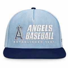 Los Angeles Angels Fanatics Twinbill Snapback Hat - Denim Hats