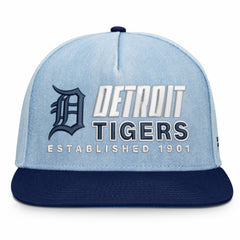 Detroit Tigers Fanatics Twinbill Snapback Hat - Denim Hats