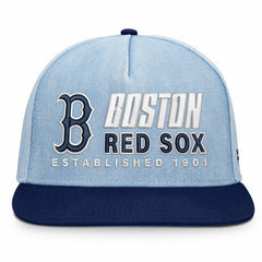 Boston Red Sox Fanatics Twinbill Snapback Hat - Denim Hats